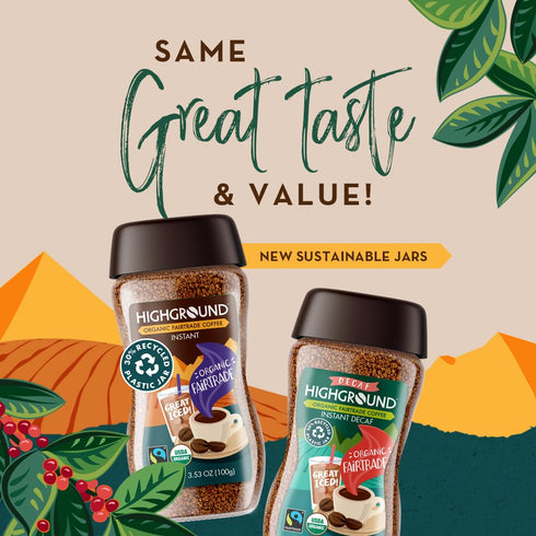 3.53 Oz Highground Organic Instant Regular Coffee