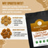 8oz Dr. Cowans Garden Flavored Sprouted Walnuts: Cinnamon Maple Crunch - Sprouted Nuts with Cinnamon, Maca, & Organic