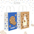 Lsaepon (16 Pack) Cookies Milk Birthday Party Favor Gift Bags, Cookie and Milk Theme Birthday Party Baby Shower Candy