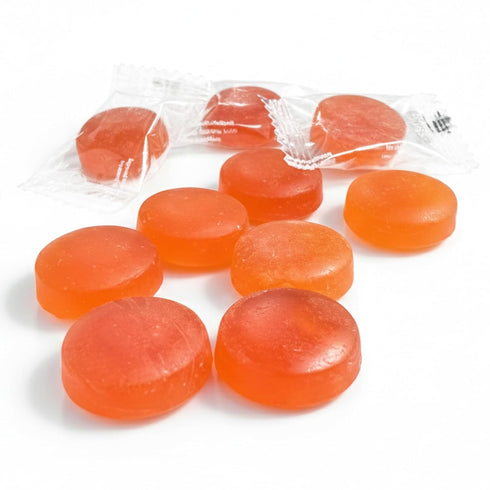 NY Spice Shop Sugar Free Orange Candy - 3 Pound Individually Wrapped