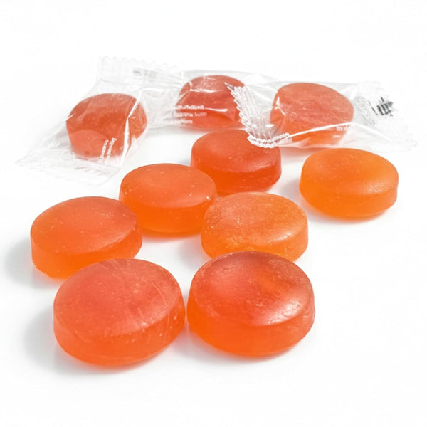 NY Spice Shop Sugar Free Orange Candy - 3 Pound Individually Wrapped