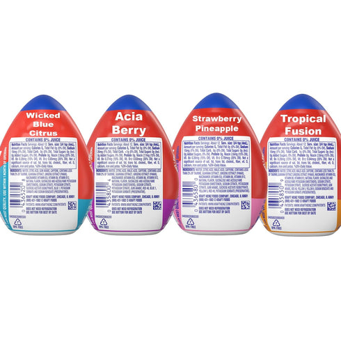 Pack, 1.62 oz, 4 Mio Energy Water Enhancer Variety fl Flavors (Wicked Blue Citrus, Acai Berry, Strawberry Pineapple