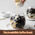 HeySweet 8 Counts 40oz+) Coffee Jelly Vegan, Gluten-Free, Halal, Dye-Free | Jel Dessert made with Natural Brown Sugar