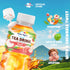 6 Pack 15.3 oz Mogu Mogu Peach Iced Tea with Nata de Coco (Coconut Jelly) Chewy Bubble Tea Alternative, Refreshing