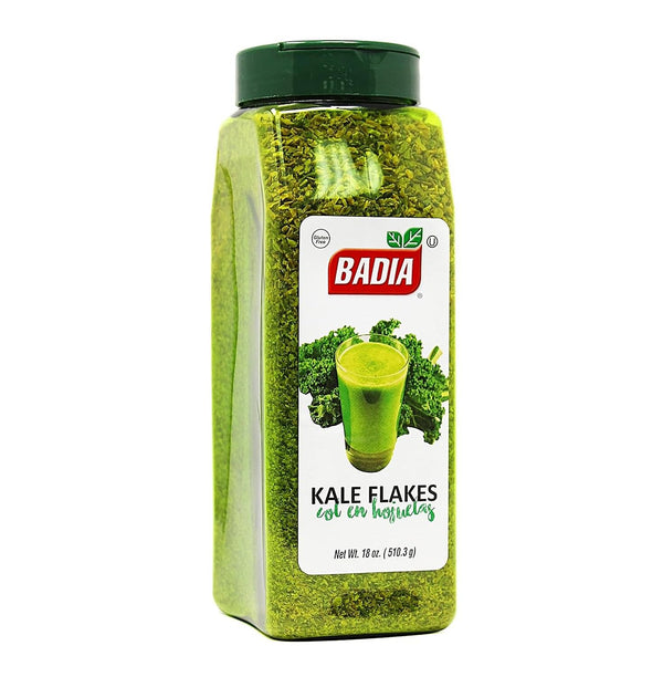 Badia Kale Flakes 18 oz Nutrient Rich Superfood Bold, Slightly Bitter, Earthy