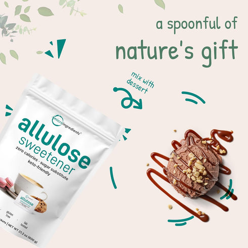300 Packets Allulose Sweetener, | Zero Calorie, Plant Based Sugar Substitute, No After Taste | Best for Coffee, Drinks