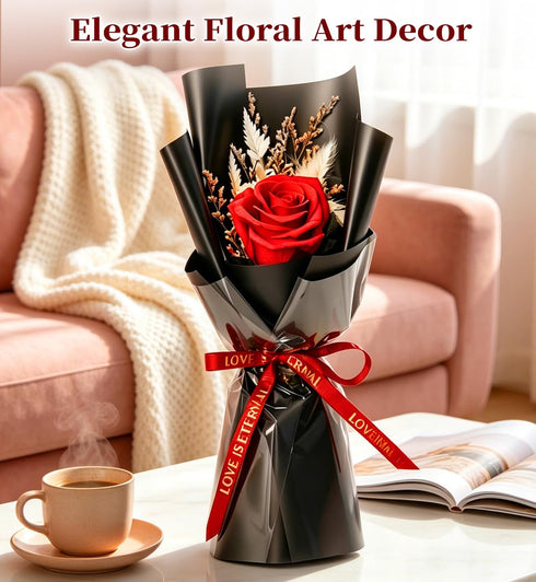 Preserved Flowers Bouquet,Flowers For Delivery,Red Rose Bouquets,Birthday Flowers Gifts For Women Mom Grandma Wife