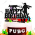 Video Game Happy Birthday Cake Topper, Funny Level Up Cake Decor for Game Controller Party Supplies