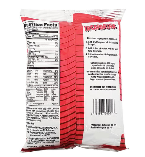 Incaparina 15.9oz 6 Pack Hot Cereal