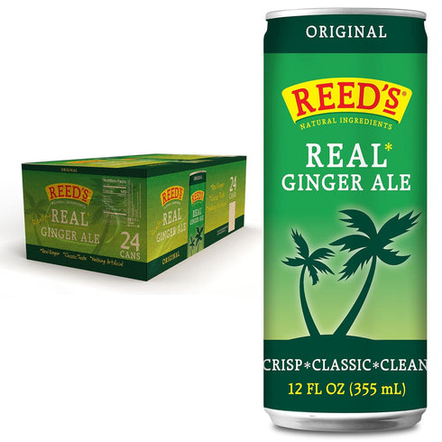 Reed's Real Ginger Ale - Made with Pressed Organic Ginger - Crisp,