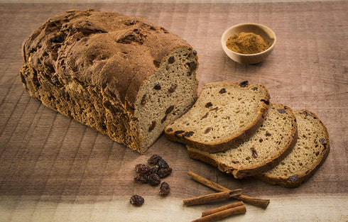 4 100% (22oz, 624g Ebans Bakehouse Fresh Baked Gluten-Free Cinnamon Raisin Bread - Loaves - Natural - Soy, Wheat