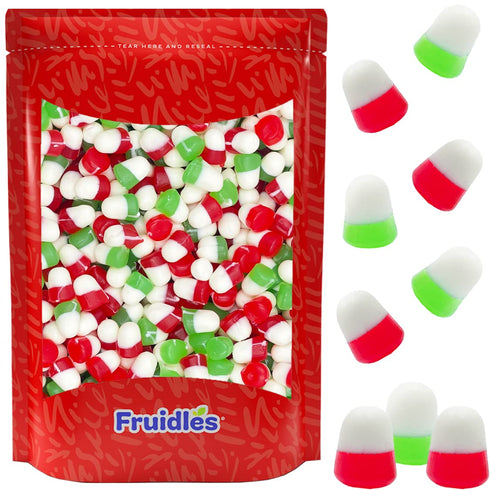 Fruidles Christmas Juju Jelly Drops, Delicious Gummy Candy, Gluten-Free, Fun and Festive