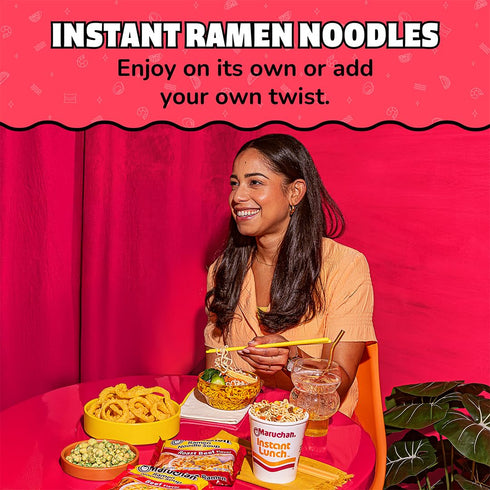 Meals,3 Oz,(Pack 48) Maruchan Ramen Roast Beef,Instant Ramen Noodles,Ready to Eat