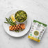 Earthy Krunchy Snacks Kale Chips - Cheezy Lemon Garlic Flavor - High Protein Snack - Crunchy Kale with No Sugar