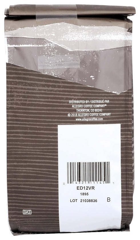 Allegro Coffee 12 oz Vienna Roast Ground Coffee