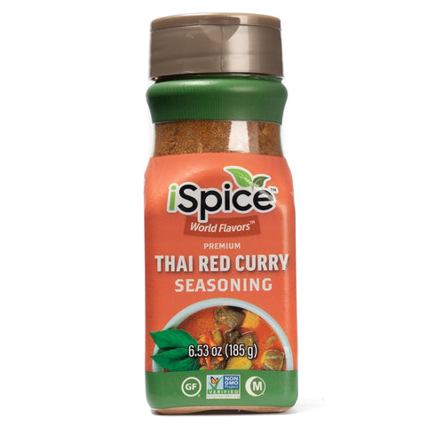 iSpice - THAI RED CURRY SEASONING World Flavor Super Spice Blend | All Natural | Ready to use as is | No preparation is