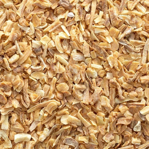 1 lb. Frontier Co-op Onion, White Flakes, Toasted, Kosher | Bulk Bag | Allium cepa