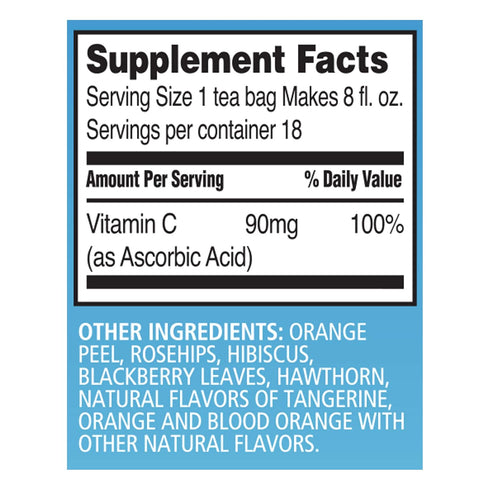 18 (Pack 6) Celestial Seasonings Cold Brew Iced Tea, Citrus Sunrise, Caffeine Free, tea bags