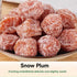 TEAERPKLAE 10.58oz/300g. Five types mixed with fruit at Snowflake green plum, Yangmei, Ximei, semi dried plum, green