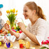 inheming 6 PCS Gold Eggs, Empty Plastic Easter Eggs, Fillable Eggs for Candy, Chocolate, Money and Stuff, Easter Egg