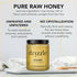 13.2 oz (375 Drizzle Golden Raw Honey - All Natural Pure Raw Honey, Unfiltered & Unheated, Use in Tea & Coffee, Sugar