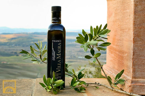 Frantoio Franci 2020 0.5 16.9-Ounce Villa Magra Harvest Extra Virgin Olive Oil, Liter /