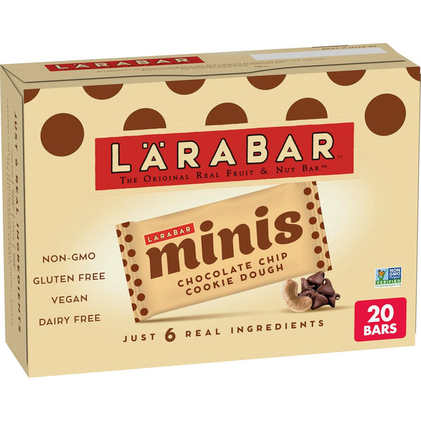 Larabar Minis Chocolate Chip Cookie Dough, Gluten Free Vegan Fruit and Nut