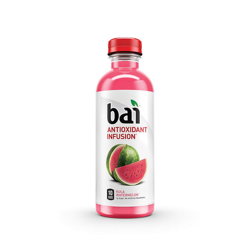 18 6 Count Bai Flavored Water, Kula Watermelon, Antioxidant Infused Drinks, Fluid Ounce Bottles