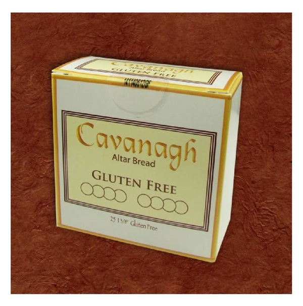Cavanagh Gluten Free 1 3/8" Diameter (35mm) Altar Communion Bread 25 Count Boxed