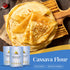 Azures Carib 1lb Cassava Flour Bag, Cassava Root Flour for Cooking & Baking, Gluten Free. Grain Free Flour, Dairy Free