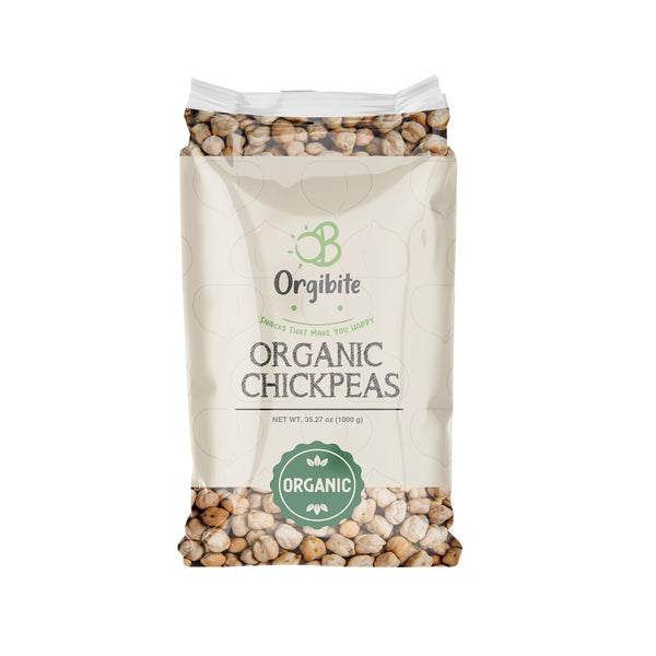 Orgibite Organic 2.2 lb Chickpeas | Gluten Free | Non GMO Chickpeas