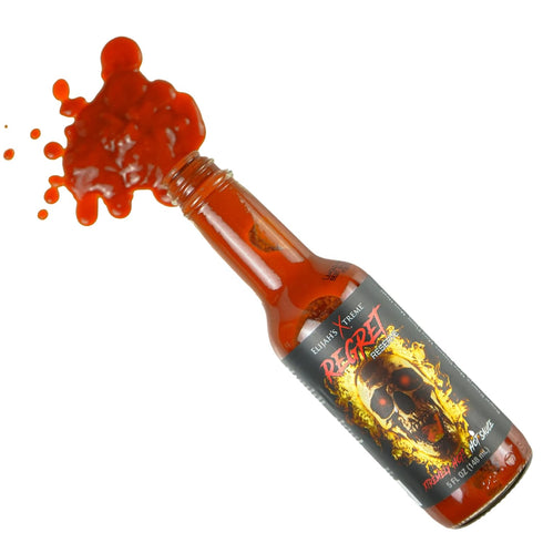 Elijah's Xtreme Regret Reserve Hot Sauce, 5oz - Carolina Reaper, Trinidad Scorpion, Habanero Peppers
