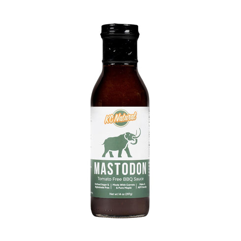 KC Natural Mastodon Paleo AIP BBQ Sauce, 14oz, 1 Pack