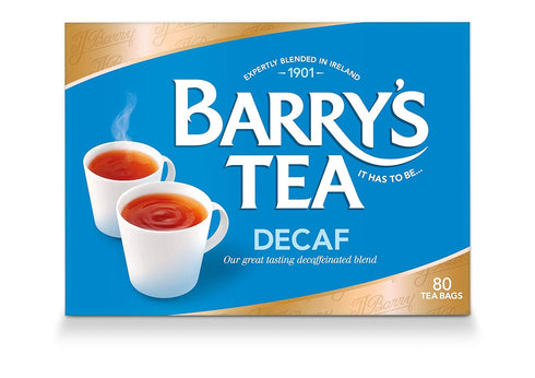 80 (3 Pack), Barry's Tea Decaf Blend Teabags Fresh from Barry's Tea in Ireland