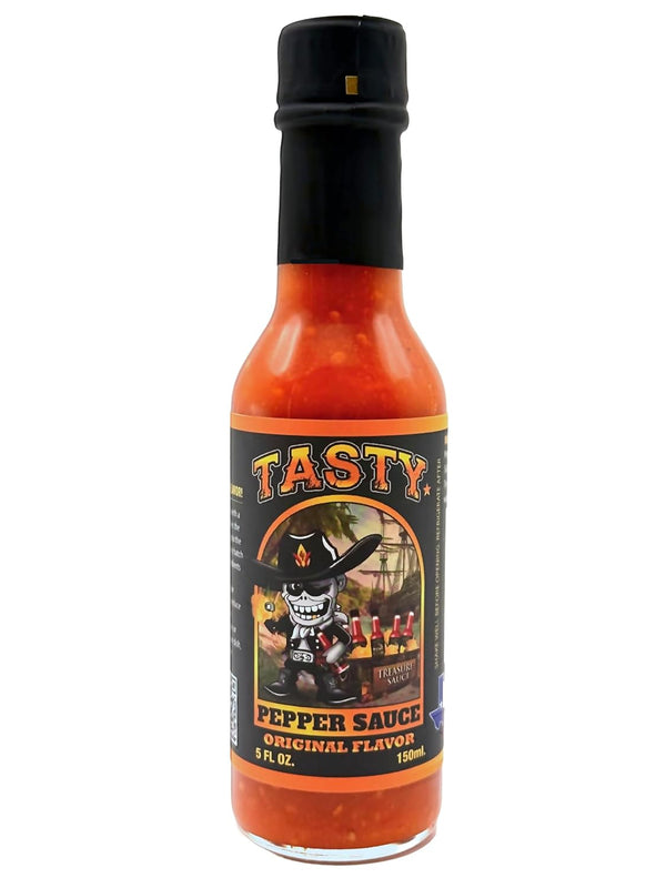 TASTY PEPPER SAUCE Caribbean Scotch Bonnet Hot Sauce, Salsa Picante Gourmet Pepper Sauce, Texas Made,
