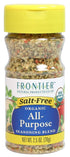 Frontier Salt Free Organic Seasoning, All Purpose, 2.5 Ounce