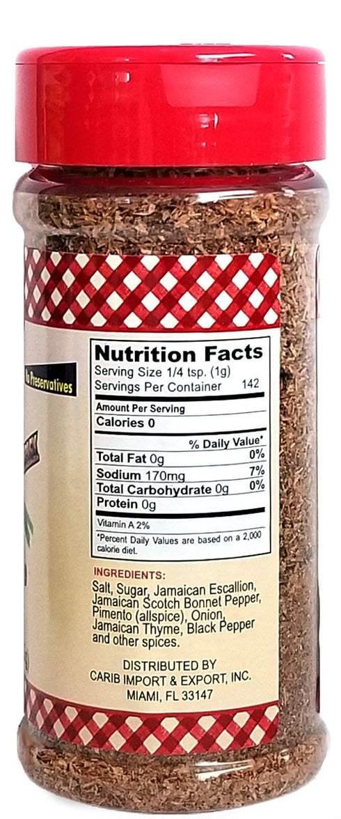 Carib Dry Jerk Seasoning 5 Ounce (Pack of 2)