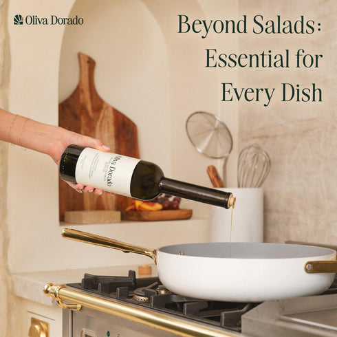 100% (500mL) Oliva Dorado Organic Extra Virgin Olive Oil, Unrefined & Cold Pressed, Made from Polyphenol Rich Arbequina