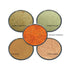 Chef Cherie Set 5 (1 Japanese Spice Gift - Contains: different spice jars each of Soy Sauce, Japanese Seasoning Powder