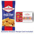 Louisiana Fish Fry Seasoned Crispy Fish Fry Seafood Breading - Season All Your Fish, Shrimp, or Oysters to Perfection (Exclusive Amazon Recipe Card Included - Pack of 1)