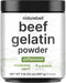 NatureBell Beef Gelatin Powder, 2 lb Unflavored Bovine Gelatin Natural Thickening Agent