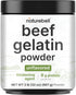 NatureBell Beef Gelatin Powder, 2 lb Unflavored Bovine Gelatin Natural Thickening Agent