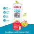0g 12 Oz 12 Count BUBBL'R cranberry grapefruit sparkl'r, Antioxidant Sparkling Water with Natural Caffeine, Sugar