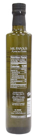 16.91 Oz (Pack 1) Mr. Papou's Authentic Greek Extra Virgin Olive Oil High Polyphenols, First Cold Pressed, Family