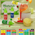 4 Set 0.25 oz (6 ml)/Bottles Natural Food Coloring - FD&C & Artificial Dye Free Formula Color Natural Food Dye