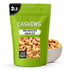 Oh! Nuts Cashews Roasted Unsalted - 2 lb - Dry Roasted Unsalted