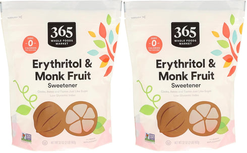 365 by Whole Foods Market, Monk Fruit Granulated, 32 Ounce (Pack of