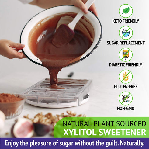 5 (Pack 1) Xlear XyloSweet Plant Sourced Xylitol Sweetener - Pure Natural Sugar Substitute, Granules, Non-GMO