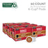60 Count Eight O'Clock Coffee Hazelnut, Single-Serve Coffee K-Cup Pods, Medium Roast
