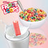 Pack 3, 5 Count Needzo Froot Loops Cereal Straws, Edible Straw Alternatives for Milk, Nostalgic Breakfast Treat